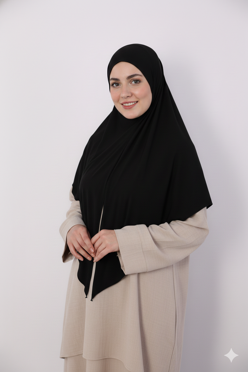 Hijab mit Schlitz