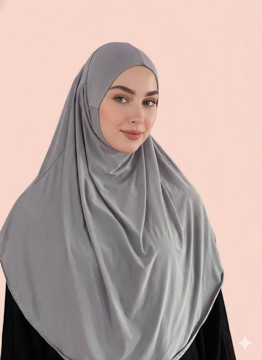 Khimar mit Frontnaht