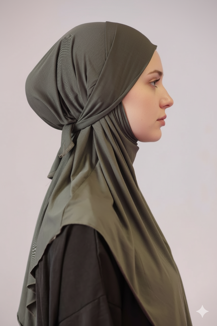 Khimar mit Bändern