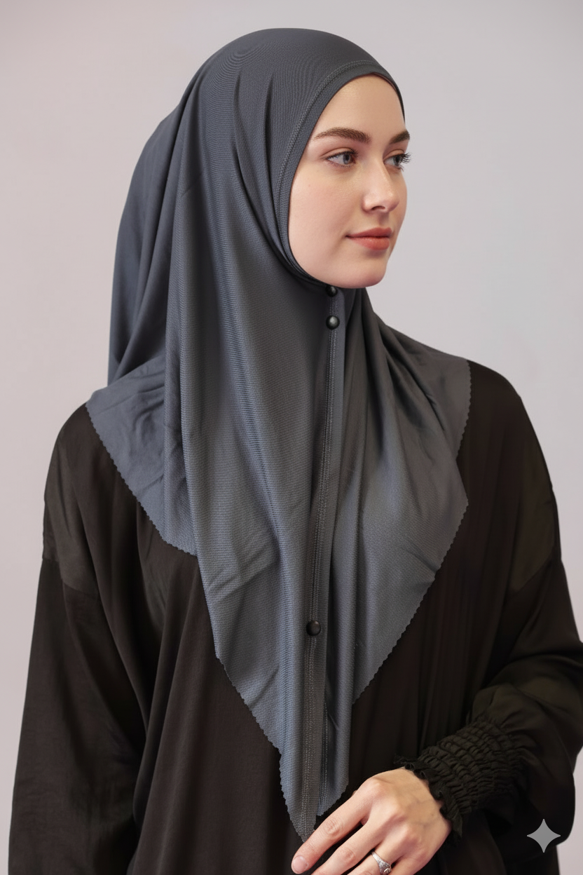 Kopftuch mit Knöpfen