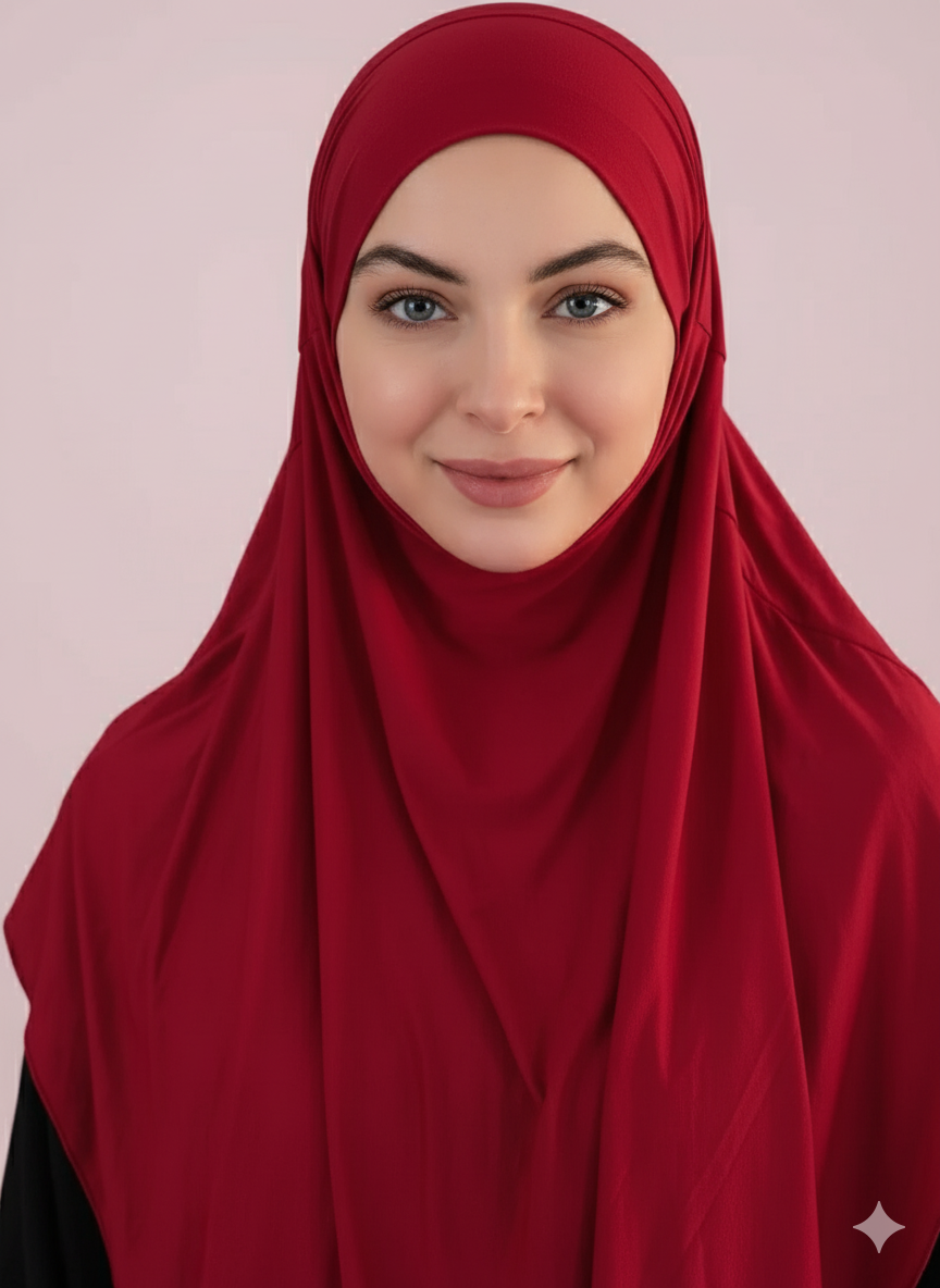 Khimar mit Bändern
