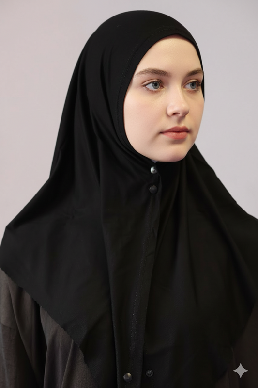 Kopftuch mit Knöpfen