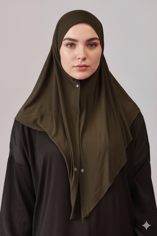 Kopftuch mit Knöpfen