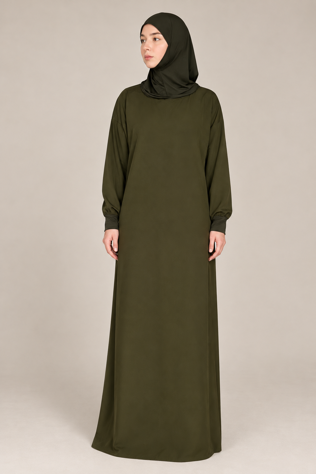 Gebetskleid mit Hijab