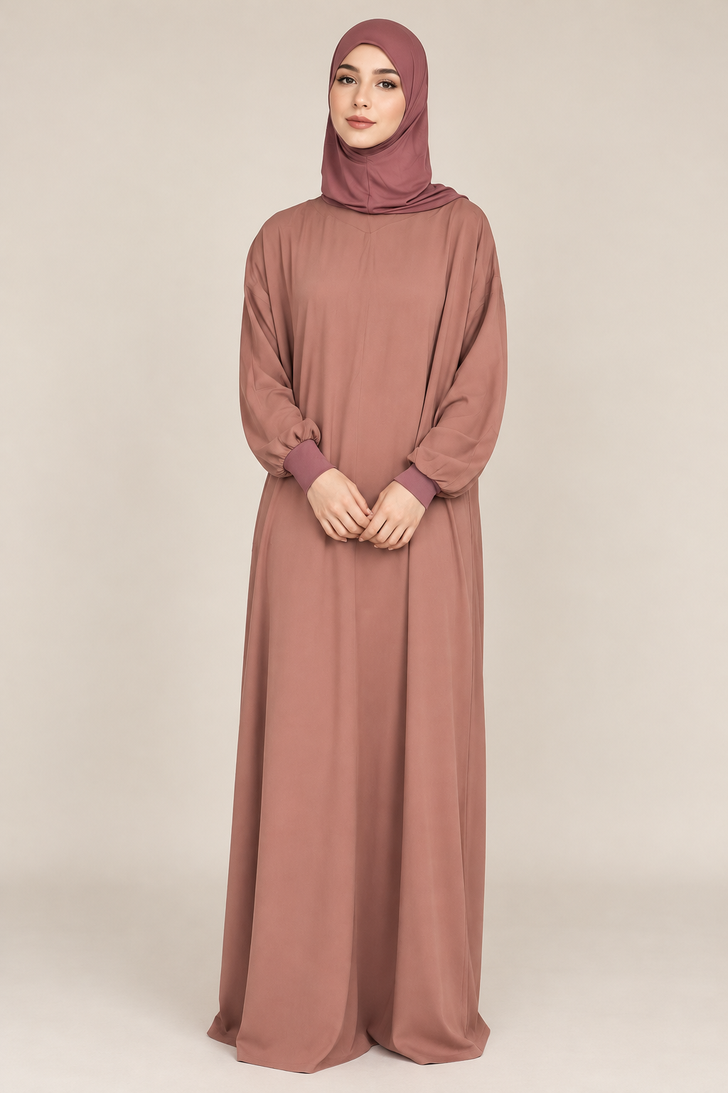 Gebetskleid mit Hijab