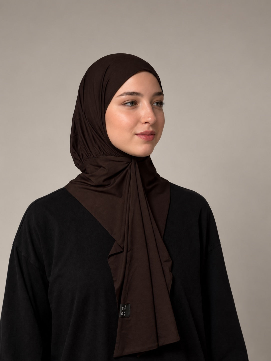 Hijab mit Raffung
